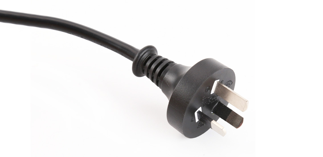 SAA Approved Australia 3 Pole Plug Power Cord