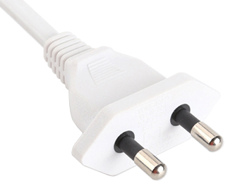 ISI Approved Power Cord, India 2 Pole Plug Power Cord