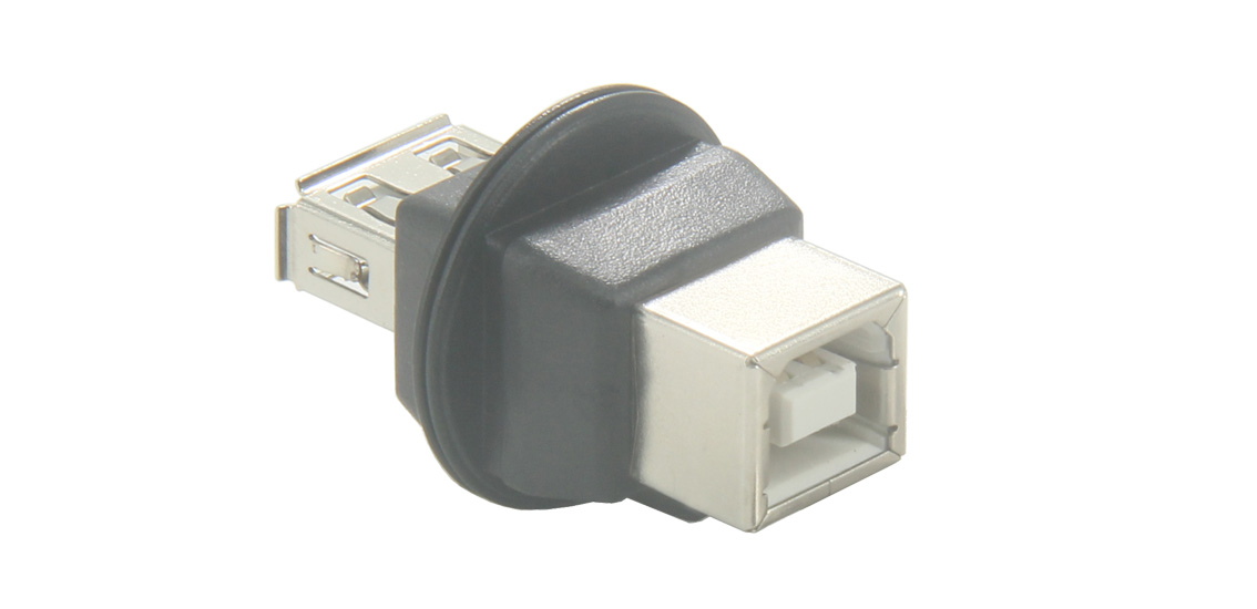 USB A Female to B Adapter