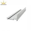 Extruded aluminum section profile for shop front