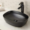 Narrow Vessel Sink without Faucet Hole
