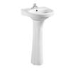 Pedestal Vessel Sink Stand with Single Faucet Hole