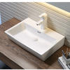 Large rectangular ceramic wash basin