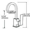 Brass CUPC Faucet for Kitchen Sink