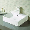 Ceramic Rectangular Wash Basin With Stand