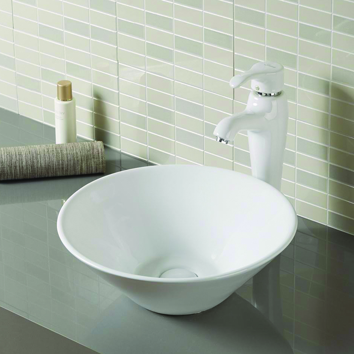 Porcelain Wash Basin On Countertop