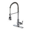Large Size Pull-down Spout Kitchen Faucet with Sprayer