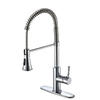 Large Size Pull-down Spout Kitchen Sink Water Faucet with Single Handle