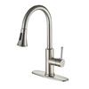 CUPC Pull-out Chrome Kitchen Sink Faucet with Single Handle