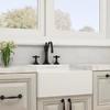 24 Inch porcelain kitchen sink Apron Front Sink Single Bowl White