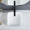 Ceramic White Porcelain Vessel Sink Extremely Resistant To Scratches And Stains