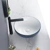 Porcelain Countertop Hand Basin White Ceramic Bathroom Vessel Sink