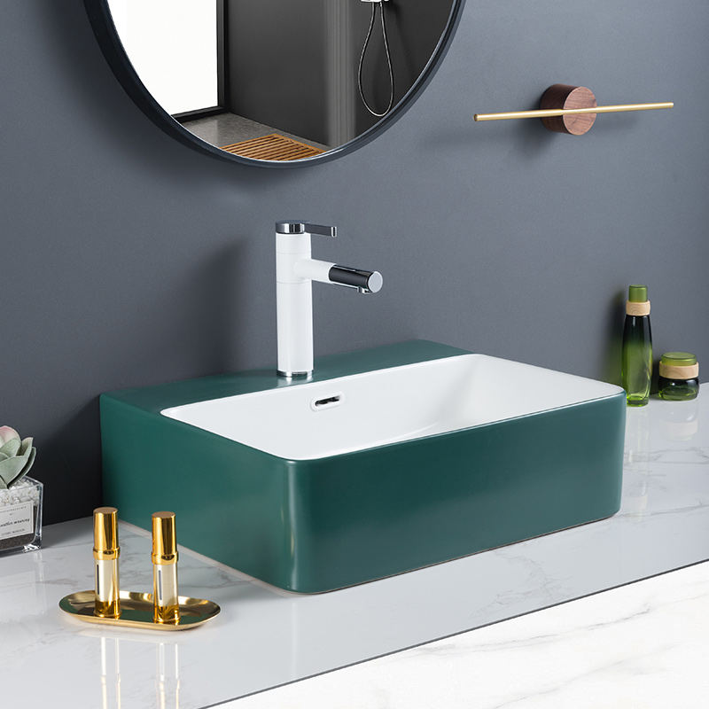 Counter Top Washbasins Is Made Of Delicate And Solid Ceramic Materials