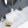 Premium Vitreous Countertop Wash Basins That Is Double-Fired And Glazed