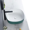 Square Porcelain Wash Basin Price Above Counter Bathroom Vessel Sink