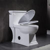 Vitreous China Siphon Flushing One Piece Toilet Bowl Easy Installation
