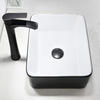 High Temperature Firing Cupc Small Hand Wash Sink Black And White Color