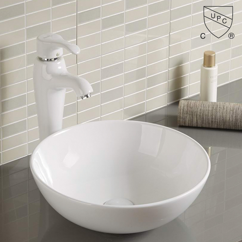 Elegance Above Counter Vessel Sink With Durability And High Gloss