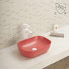 Curving Edge Design Bathroom Countertop For Vessel Sink Cupc Wash Basin