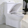 12 Inch Rough In Siphonic Dual Flush Round Toilet Bowls S Trap Water Closet