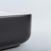 Simple & Streamlined Design Black And White Wash Basin Top Table Use
