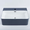 Modern Rounded Corners Wash Basin Water-Resistant Above Counter Sink