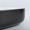 High Quality Thick Porcelain Black Vessel Sink With Polished Surface