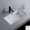 Wholesale Classic Rectangular Shape Ceramic Sink Basin Undermount Sink