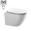 Rimless Ceramic Bathroom Wall Hung Toilet Set Back To Wall Toilet Bowl With Sink