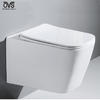Bathroom Ceramic Back To Mounted  Water Save Western Modern Wall Hanging Toilet