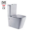 Rimless Ceramic Color In Sanitary Ware Toilet Bowl And Wc Bowl Two-Piece Toilet