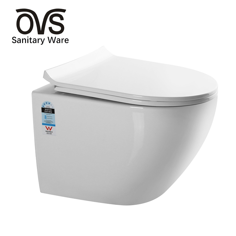 Bathroom Washdown Modern Wc Wall hung Ceramic S-trap Sanitary Ware Toilets Bowl