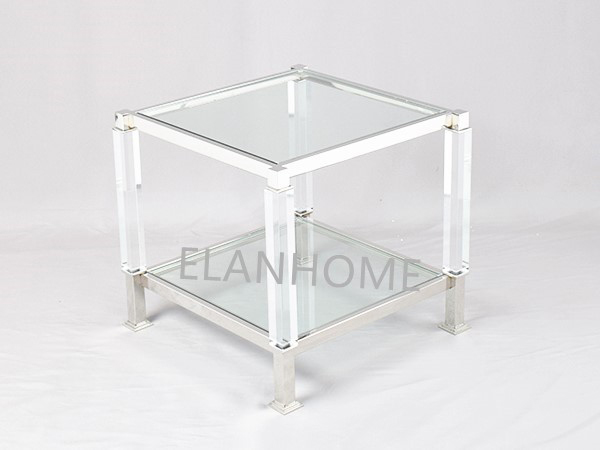 hot sale clear acrylic folding side table