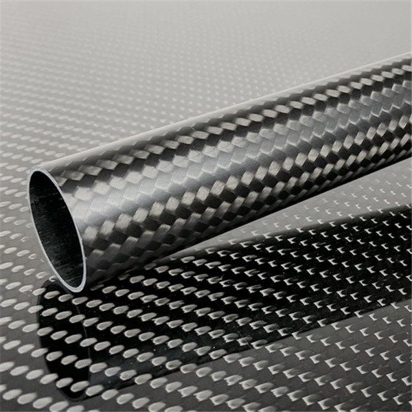 3K glossy carbon fiber tube