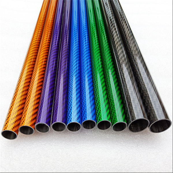 colored surface carbon tube