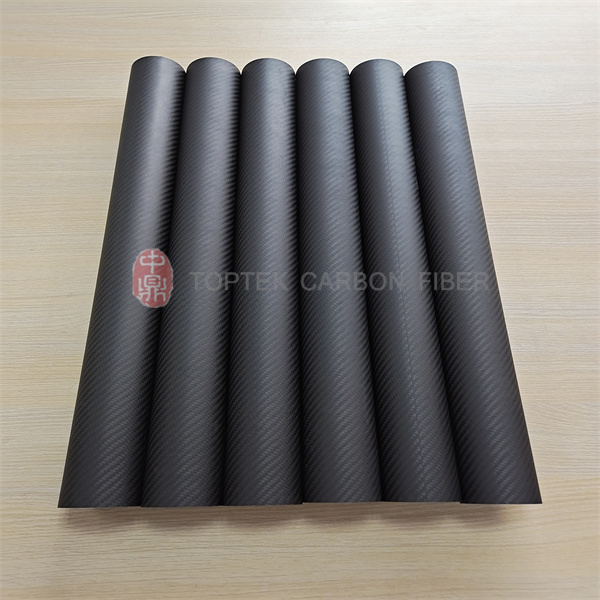 matte carbon tubes