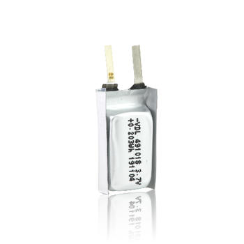 Batterie de poche carrée 491018 personnalisée Petite batterie carrée