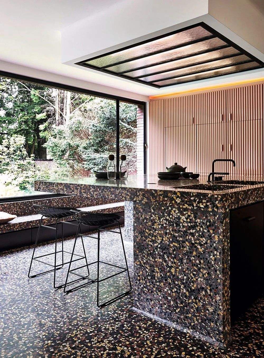 Terrazzo become more and more popular in modern architecture
