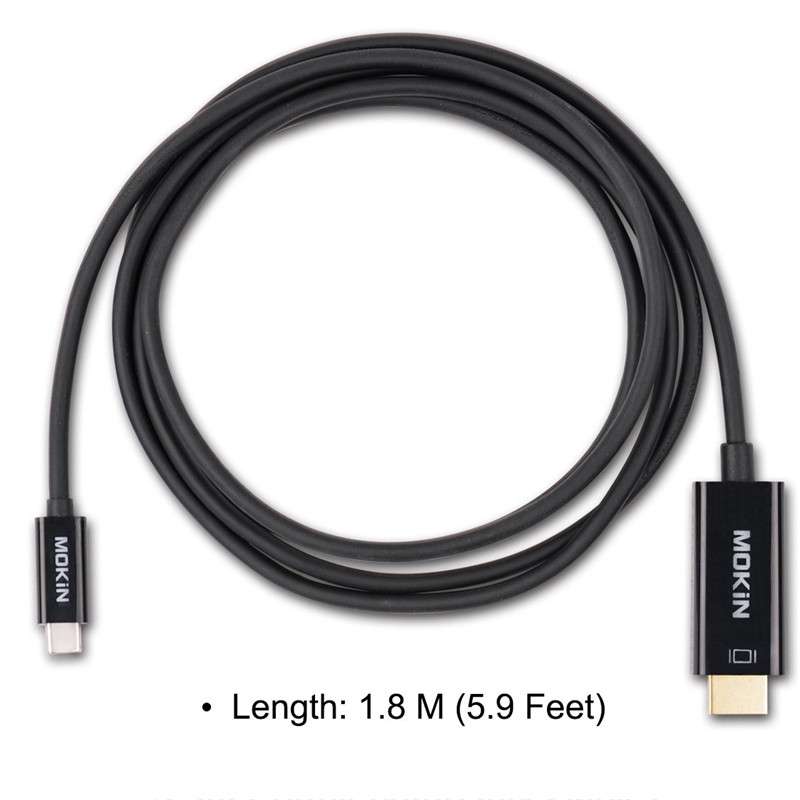 USB C To HDMI @30Hz Black 1.8M