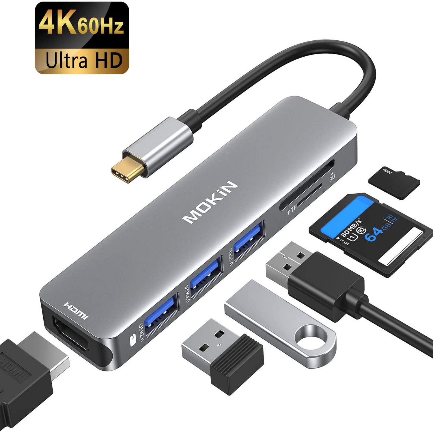 USB-C Hub 6 in 1