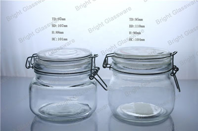 air tight glass jar