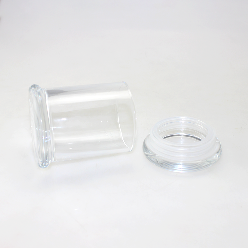 高品质 11 盎司 6 盎司 2 盎司复古玻璃多瑙河罐，带平盖