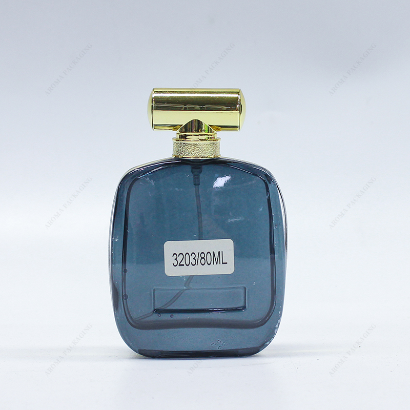 80ml glass perfume bottle with lid
