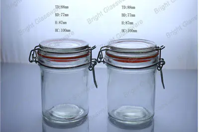 透明密封圈气密玻璃罐罐套独特蜂蜜罐