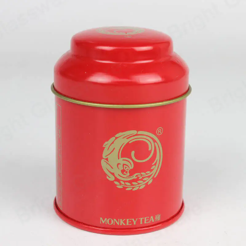 Purple Pink Red Mushroom Shape Tin Coffee Metal Box Tes Sugar Packaging Gift Boxes
