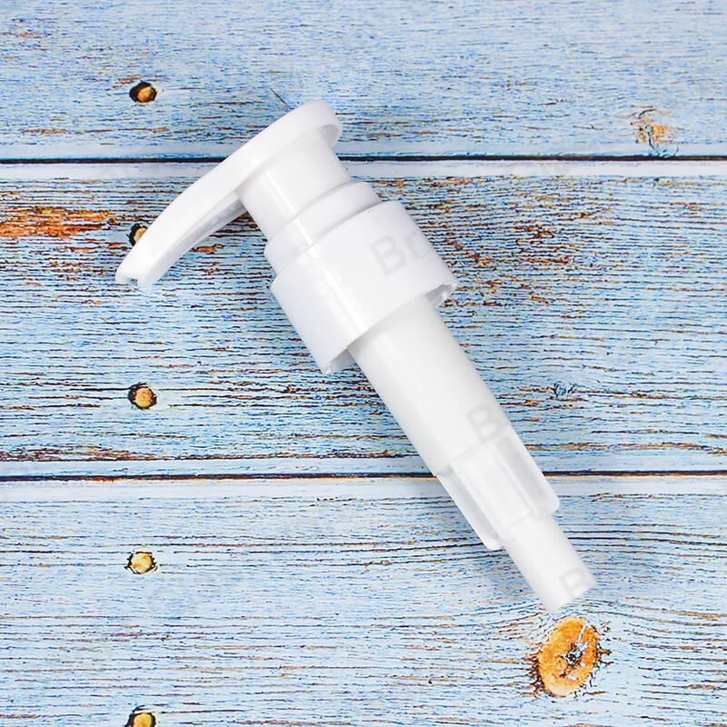 28 410 white plastic lotion pump dispenser in stock