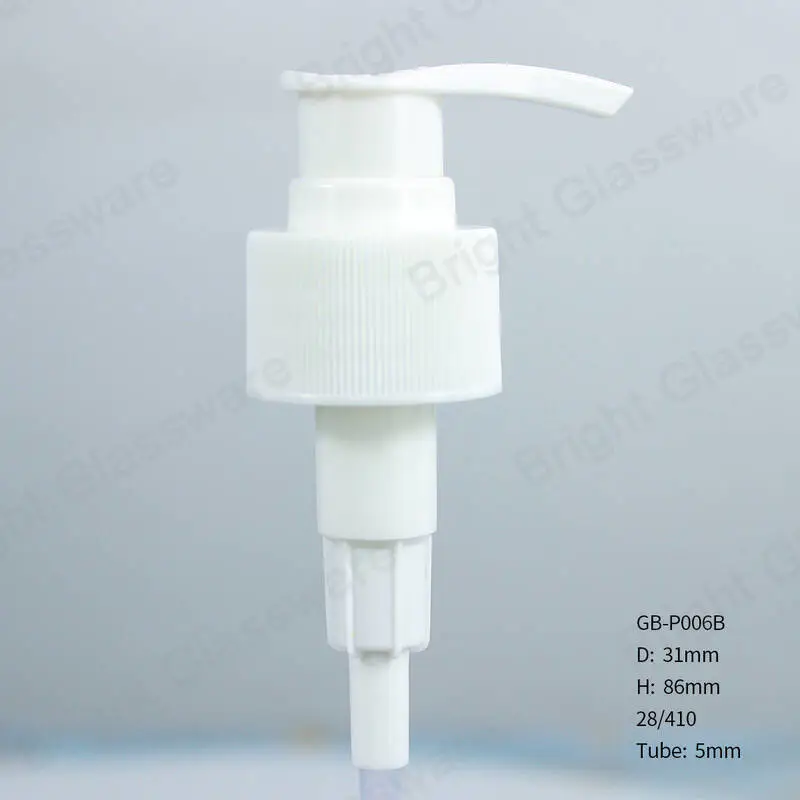 White Plastic Lotion Pump for PET Bottles 28/410