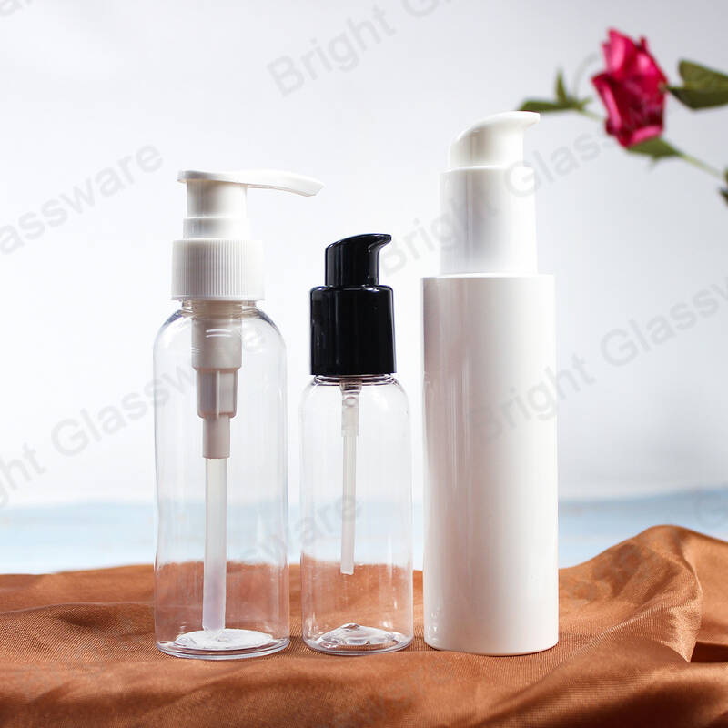 100ML 80ML 60ML 50ML 30ML spray bottle plastic alcohol disinfection PET packaging pump bottle