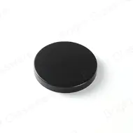 China manufacturer 78mm iron metal lid for candle jar matte black metal candle lids with silicone ring 