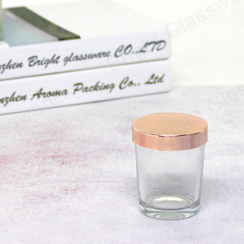 58mm rose gold aluminum candle metal lid for glass jar